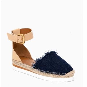 See by Chloe Glyn Denim Espadrille Sandal